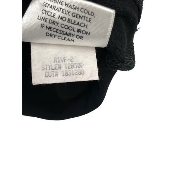 Eileen Fisher Top Sleeveless Batwing Stretch Jersey Black Size PP - Picture 8 of 8